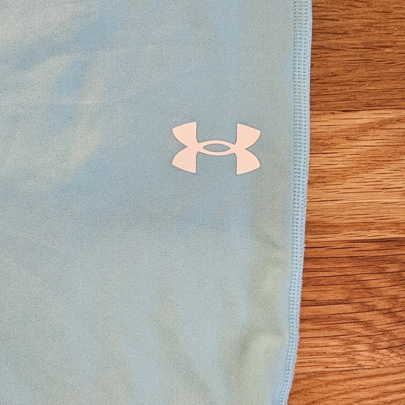 Under Armour LogoElastic Waistband Light Blue Athletic Pants Girls Youth Size XL - Picture 4 of 12